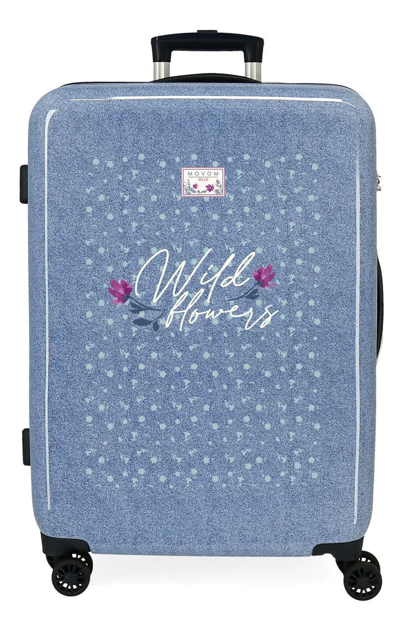 2751821 TROLLEY ABS 68CM. 4R. MOVOM WILD FLOWERS