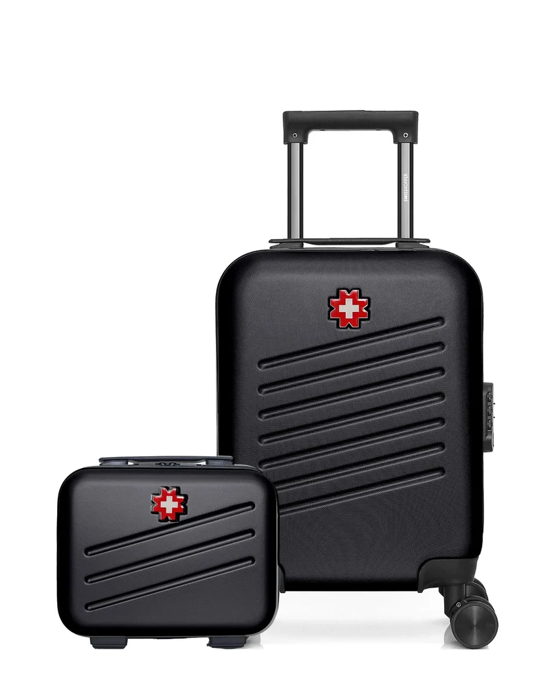 Lot de 2 Valises cabine XXS et vanity ZURICH