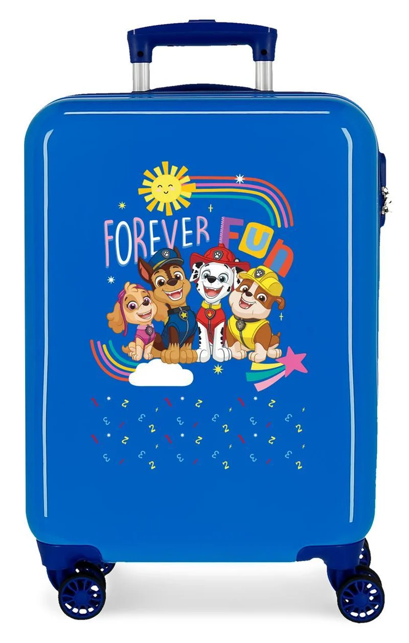 4521722 TROLLEY ABS 55CM. 4R. PAW PATROL FOREVER FUN AZUL