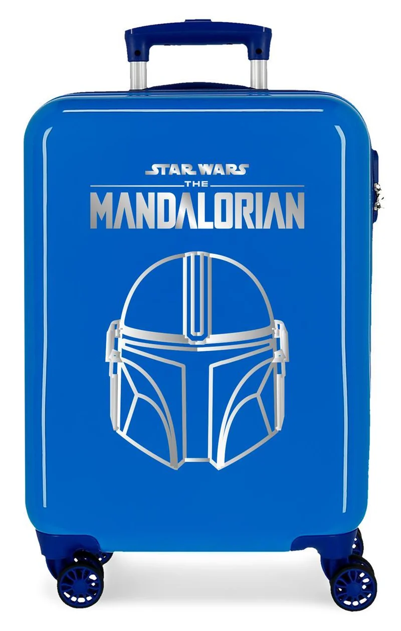 3451722 TROLLEY ABS 55CM. 4R. STAR WARS LEGEND SILVER AZUL