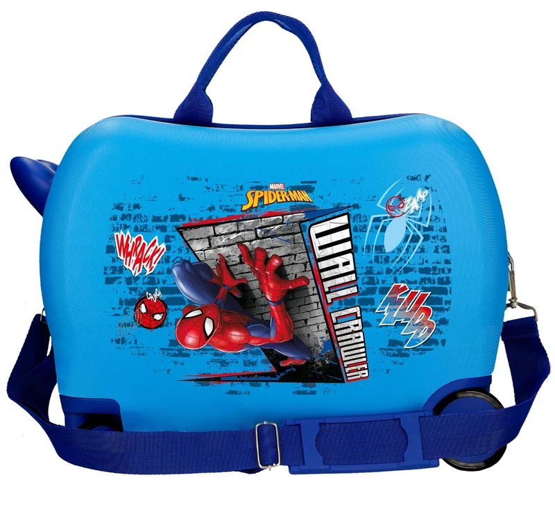 4279811 MALETA INF.ABS 4R.(2 MULTI.) 50CM. SPIDERMAN WALL CR