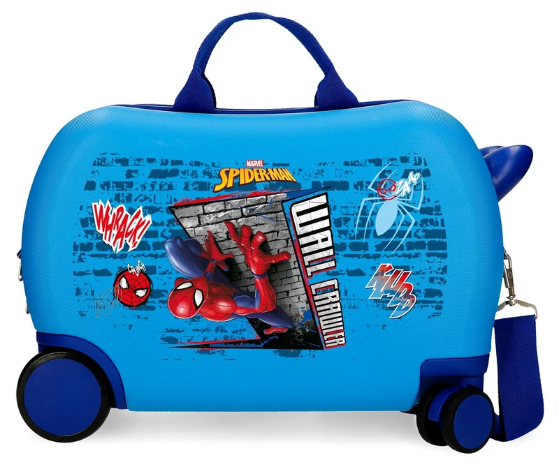4271011 MALETA INF.ABS 4R.(2 MULTI.) 45CM. SPIDERMAN WALL CR