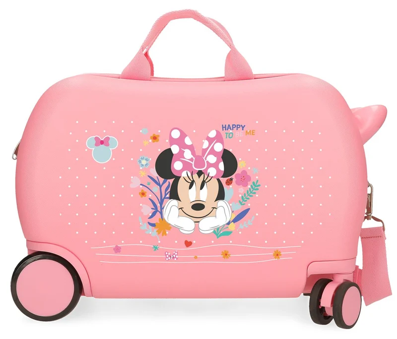 4321011 MALETA INF.ABS 4R.(2 MULTI.) 45CM. MINNIE HAPPY TO B