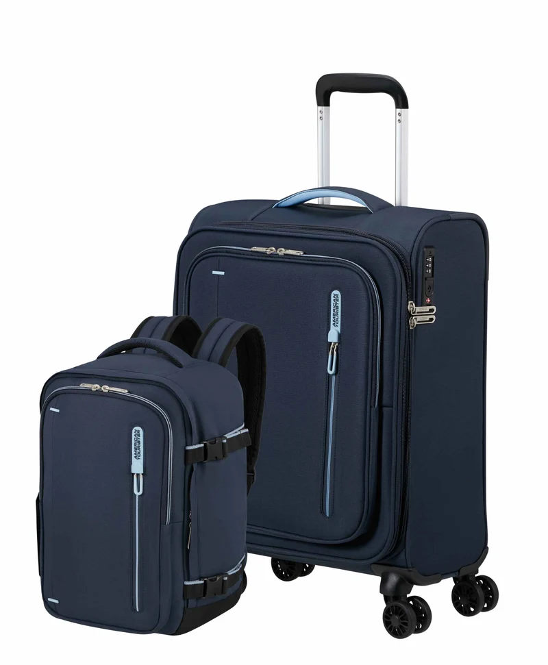 Pack maleta de cabina + mochila S CLOUDRIDER de AMERICAN TOURISTER