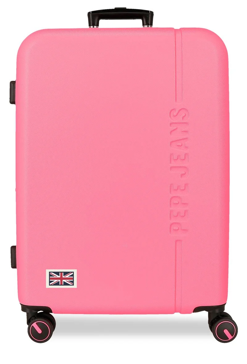 6328844 TROLLEY ABS 68CM. C/EXP. 4R. PJL ARIS TRAVEL FUCSIA