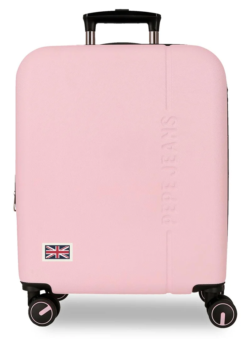 6329143 TROLLEY ABS 55CM. 4R. PJL ARIS TRAVEL ROSA CLARO