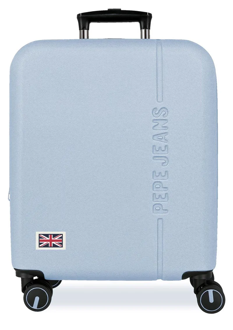 6329146 TROLLEY ABS 55CM. 4R. PJL ARIS TRAVEL AZUL CLARO