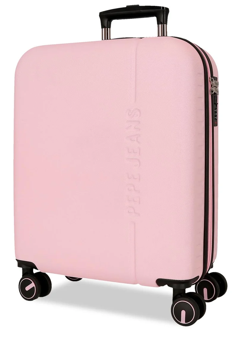 7569149 TROLLEY ABS 55CM. 4R. PJL MONTANA ROSA CLARO