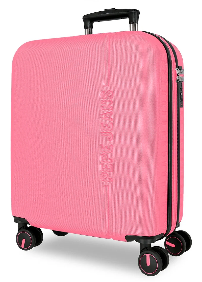 7568648 TROLLEY ABS 55CM. C/EXP. 4R. PJL MONTANA FUCSIA
