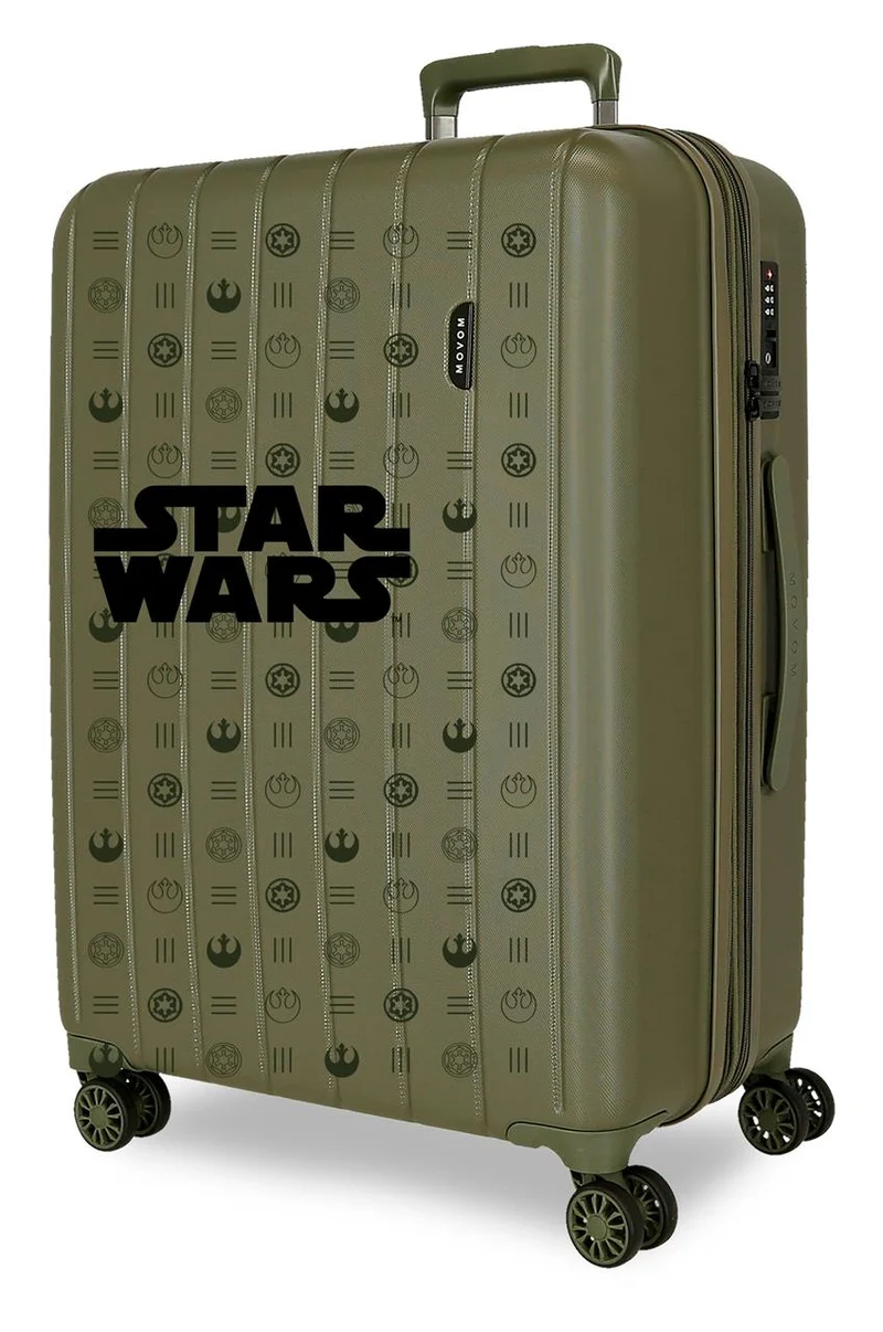 3499242 TROLLEY ABS 68CM. C/EXP. 4R. STAR WARS GREEN