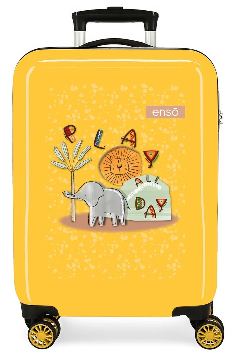9671721 TROLLEY ABS 55CM. 4R. ENSO PLAY ALL DAY OCRE