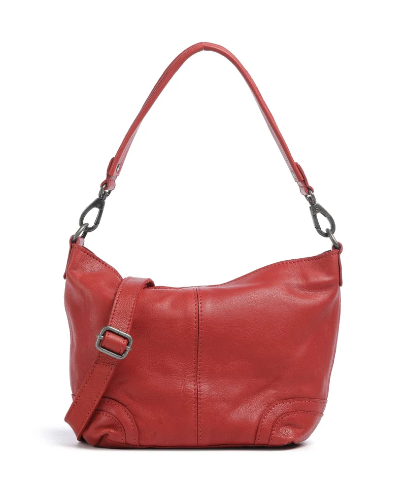 The Chesterfield Brand Washed Waxed Cow Lucy Sac porté épaule red