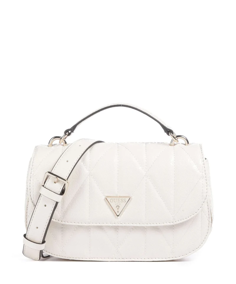 Guess Aldina G-Shine Sac bandoulière offwhite