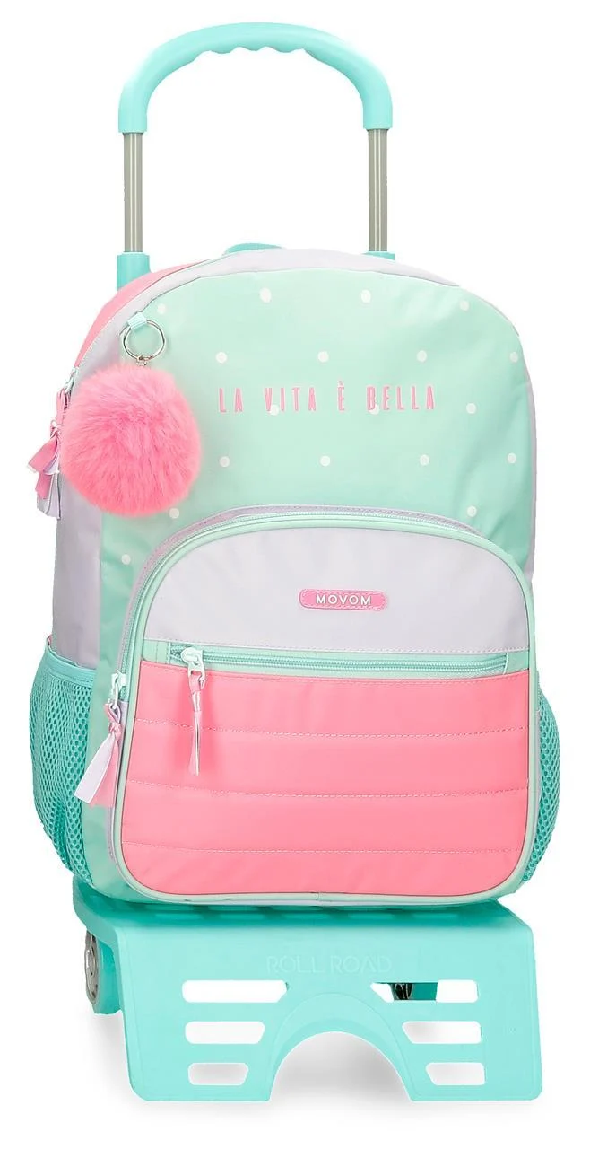 37523T1 MOCHILA ADAP. 38CM. C/CARRO. MOVOM LA VITA E BELLA