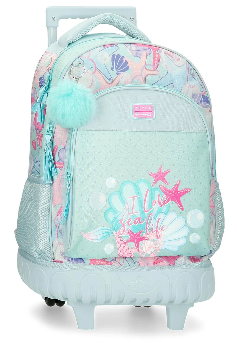 3052941 MOCHILA COMPACT 2R. MOVOM I LOVE SEA LIFE