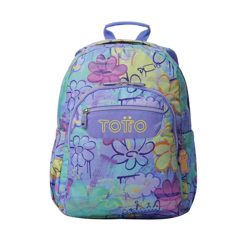 TOTTO Mochila escolar adaptable a carro Grafily 5Q8- Acuareles