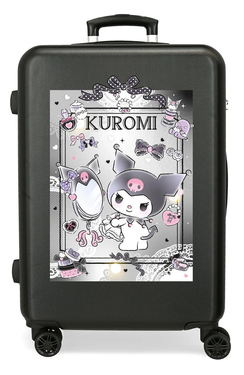 4281212 TROLLEY ABS 65CM. C/EXP. 4R. KUROMI DREAM CLOSER NEG