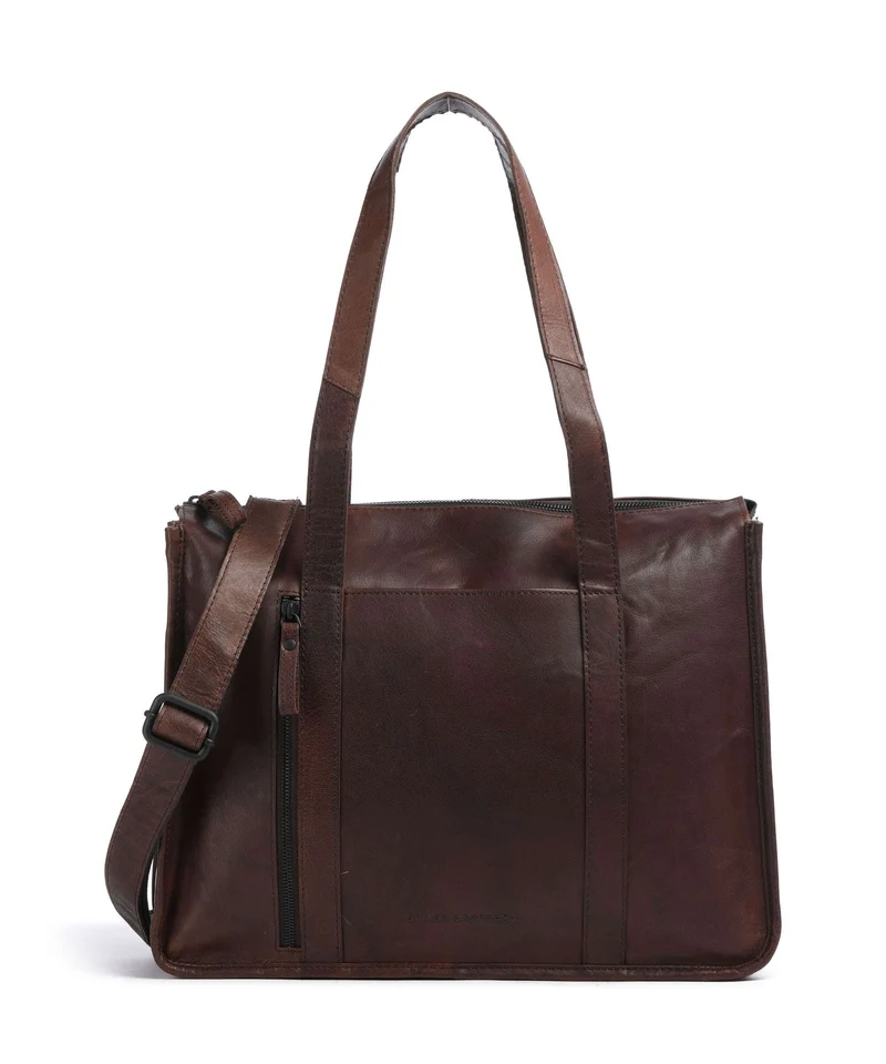 Spikes & Sparrow Bronco Catrenia Cabas dark brown