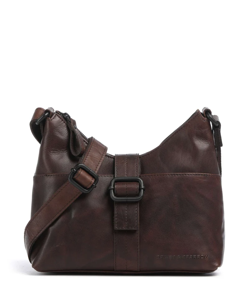 Spikes & Sparrow Bronco Ellesse Sac bandoulière dark brown