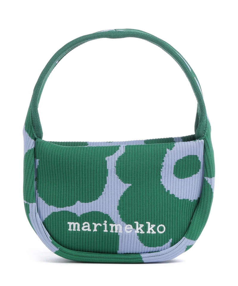 Marimekko Knitted Unikko Sac à main dark green/blue