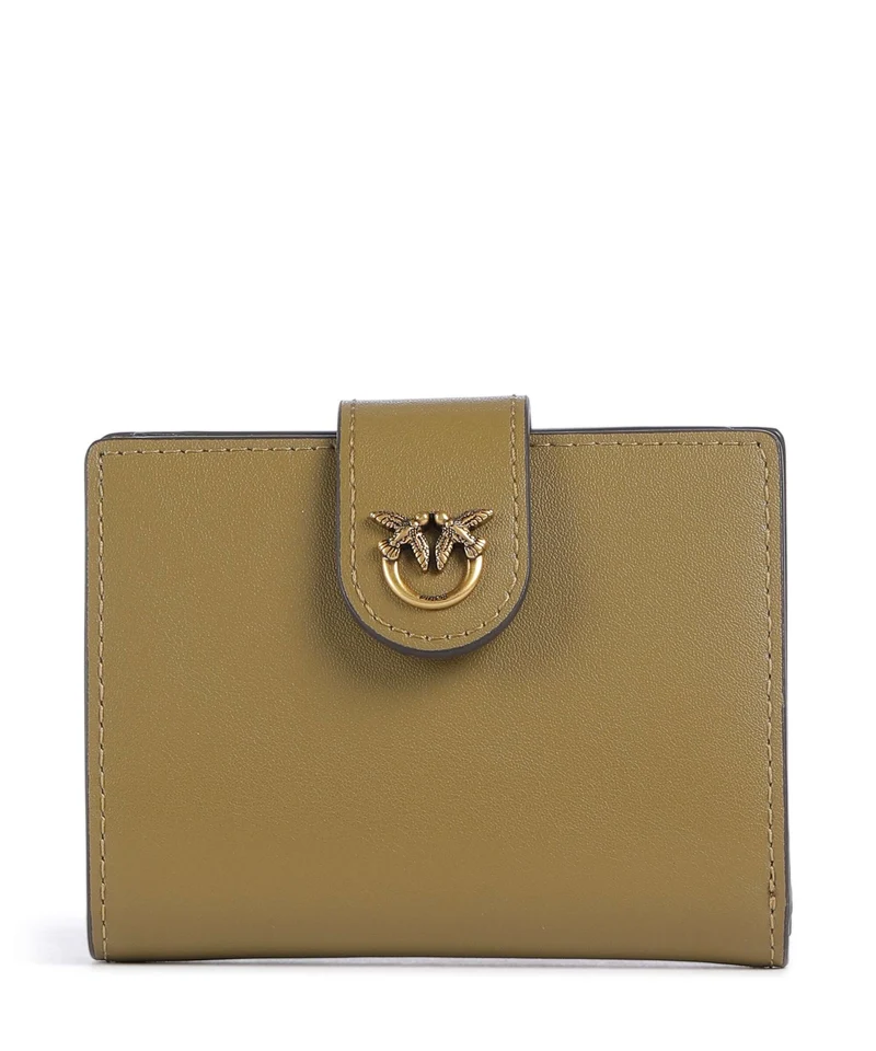 Pinko Portefeuille verde canguro/antique gold