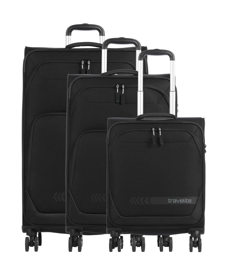 Travelite Kick Off Set de valise (4 roues) black