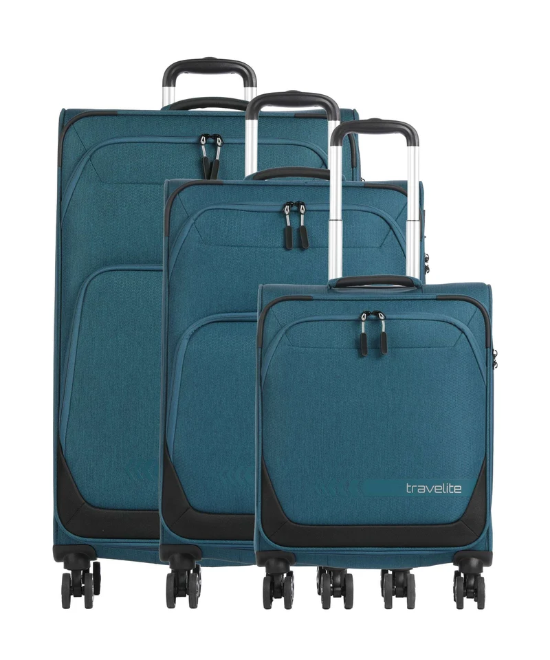Travelite Kick Off Set de valise (4 roues) petrol