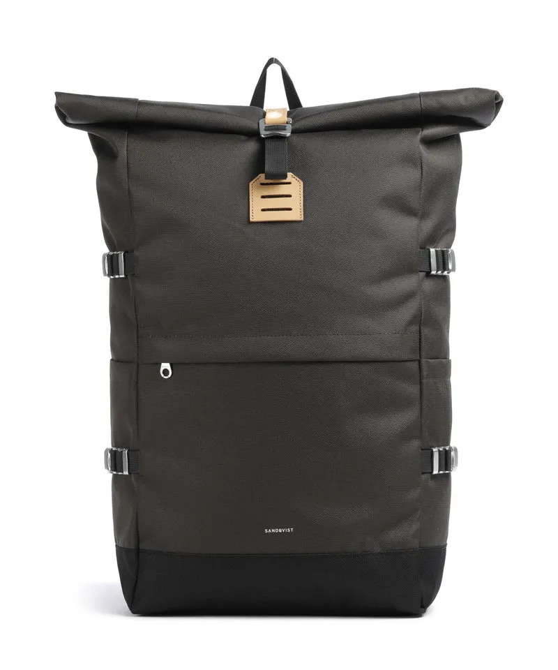 Sandqvist Icon L Sac à dos roll-top brown