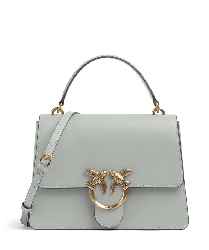 Pinko Love One Classic Sac à main grigio perla/antique gold