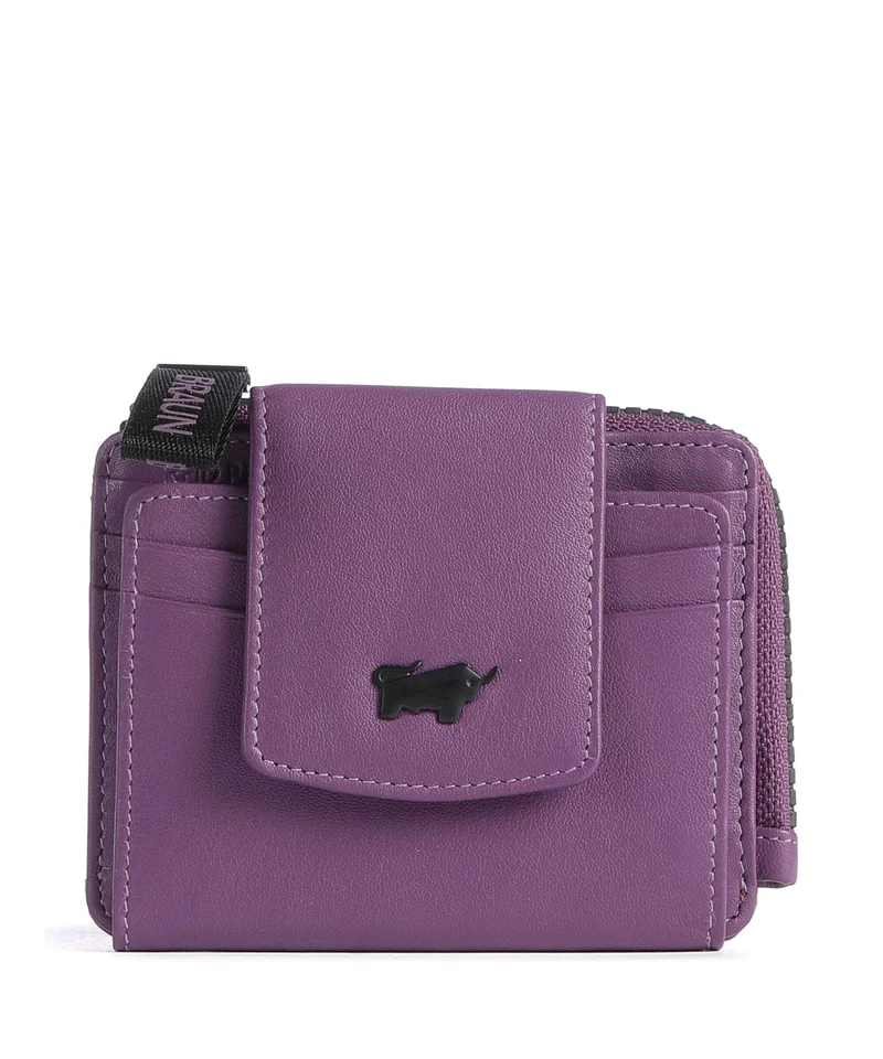 Braun Büffel Capri Étui à cartes crédit viola
