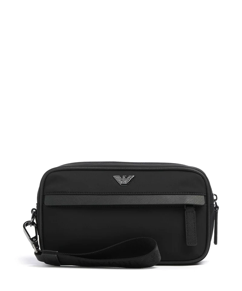 Emporio Armani Nylon Recycled Trousse de toilette black beauty