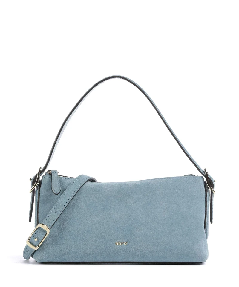 Abro Suede Carina Sac porté épaule sapphire