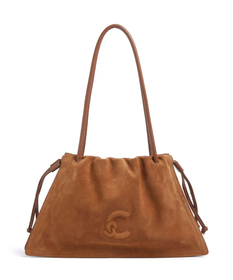 Coccinelle Dulse Sac seau cognac