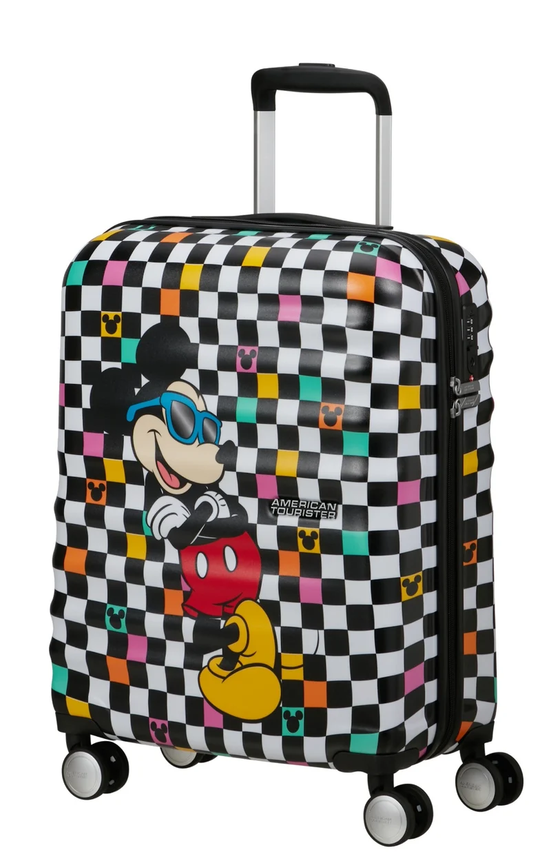 AMERICAN TOURISTER MALETA DE CABINA MICKEY CHECK WAVEBREAKER 55CM