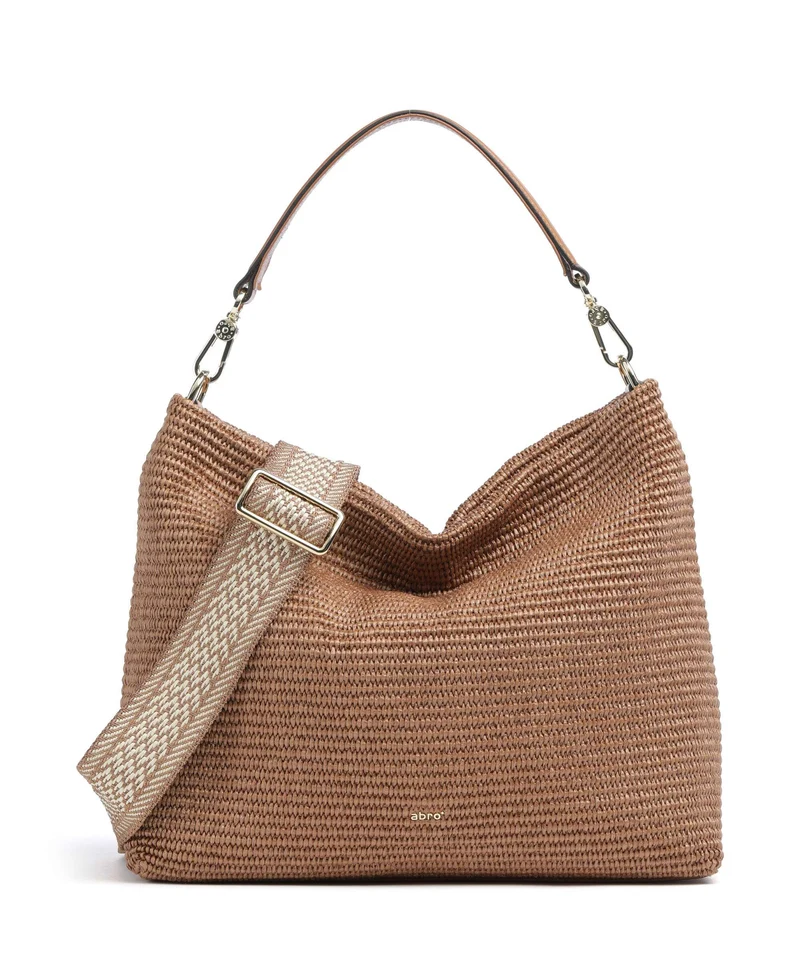 Abro Raffia Kaia Sac fourre-tout caramel/cognac