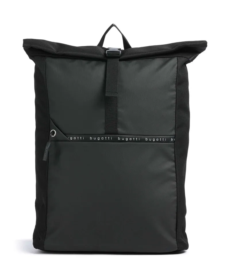 Bugatti Blanc Delight Sac à dos roll-top schwarz
