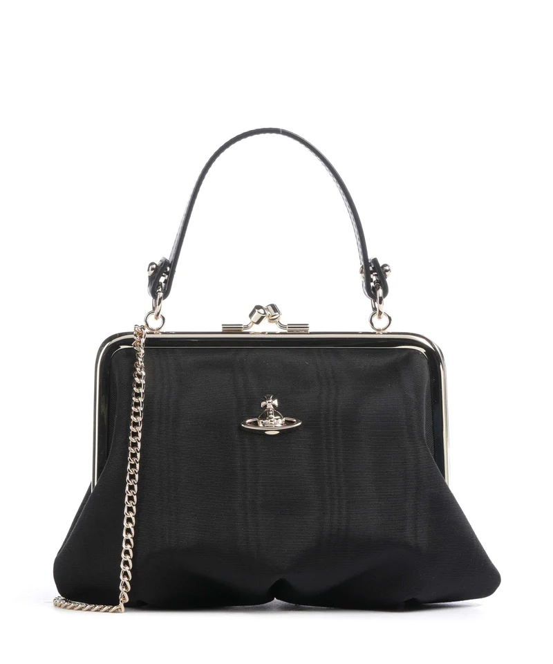 Vivienne Westwood Granny Frame Moire Sac à main black