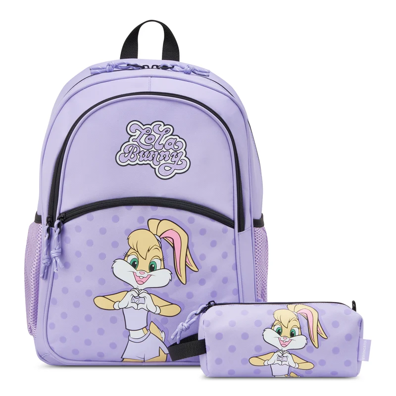 RONCATO MOCHILA JUNIOR + ESTUCHE LOONEY TUNES DLX LOLA