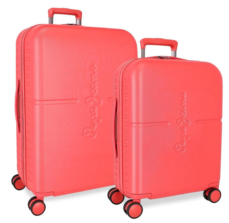768952D SET/2 TROLLEY ABS 55-70CM. 4R. PJL HIGHLIGHT CORAL