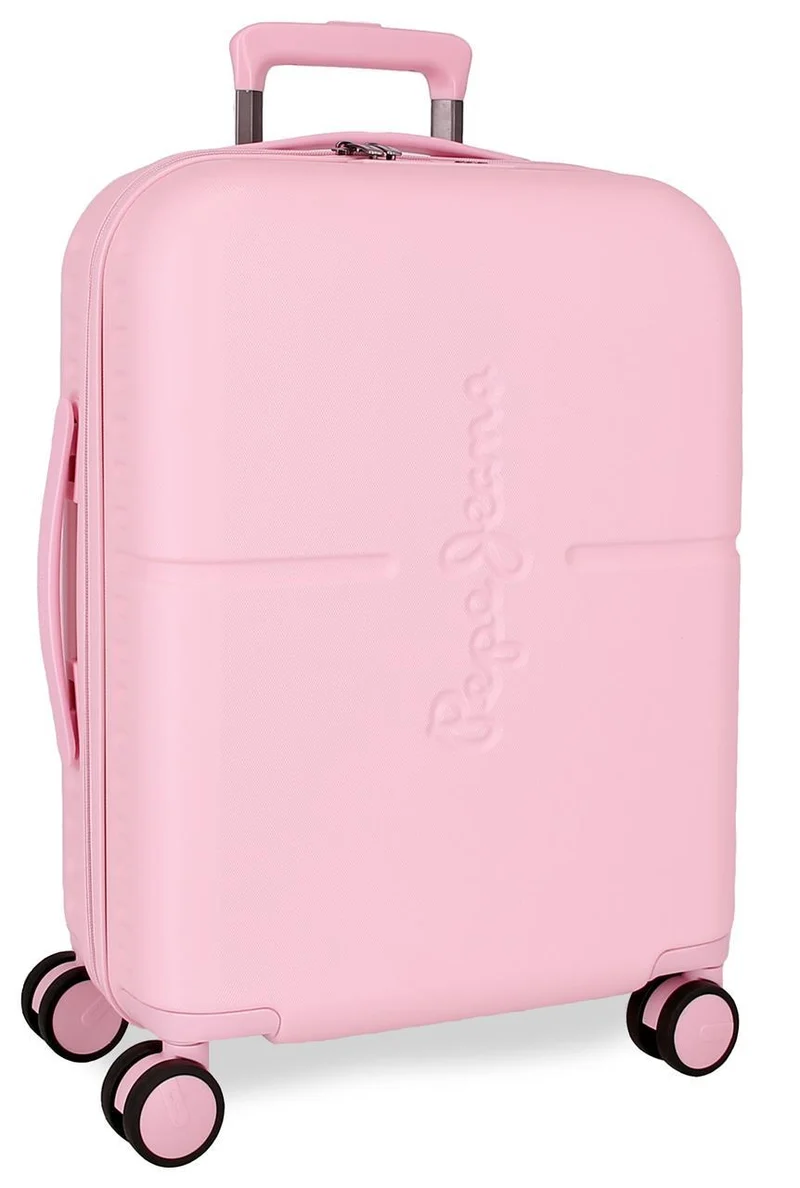 768912C TROLLEY ABS 55CM. 4R. PJL HIGHLIGHT ROSA CLARO