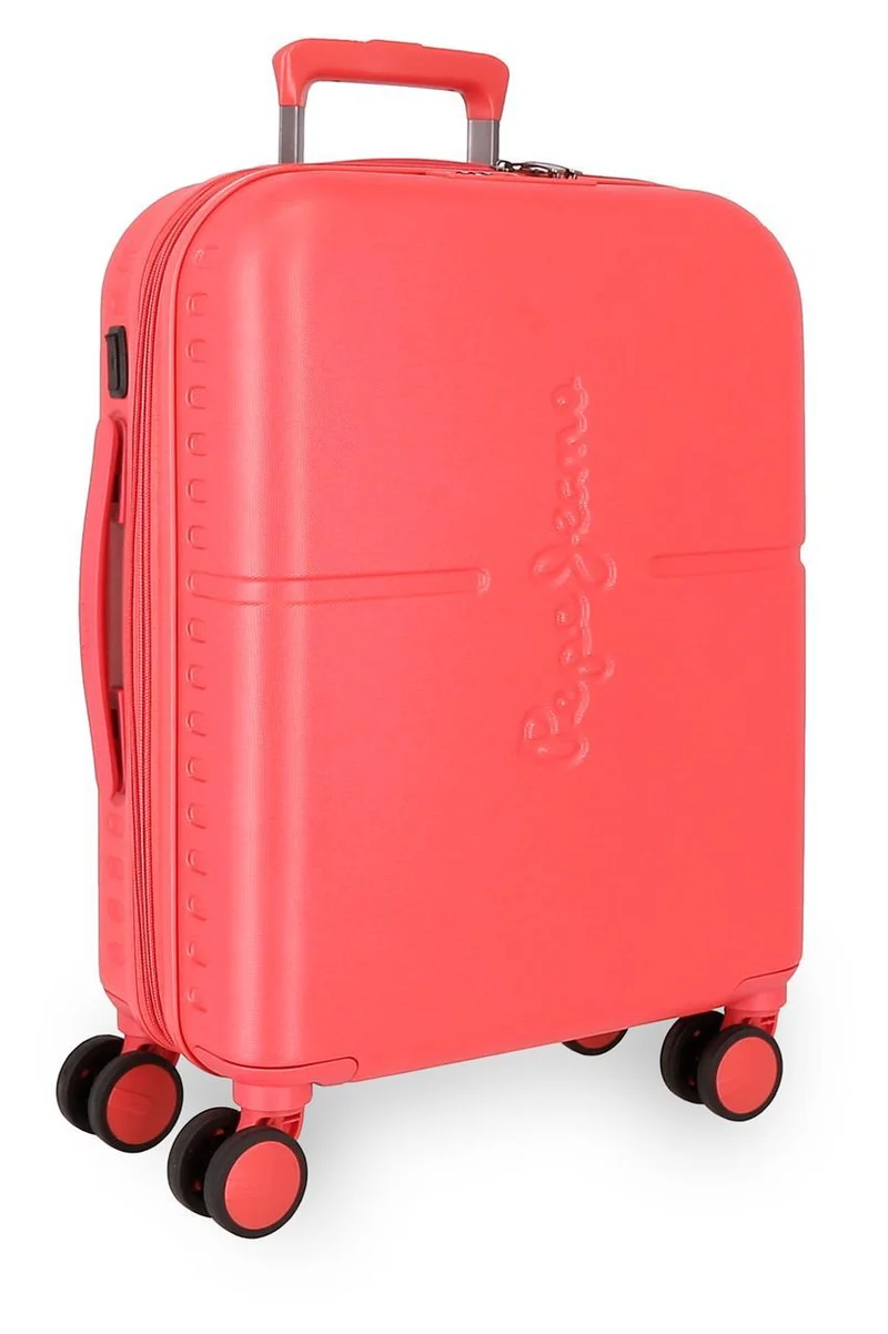 768862D TROLLEY ABS 55CM. C/EXP. 4R. PJL HIGHLIGHT CORAL