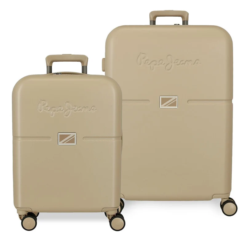 7699538 SET/2 TROLLEY ABS 55-70CM. 4R. PJL ACCENT BEIGE