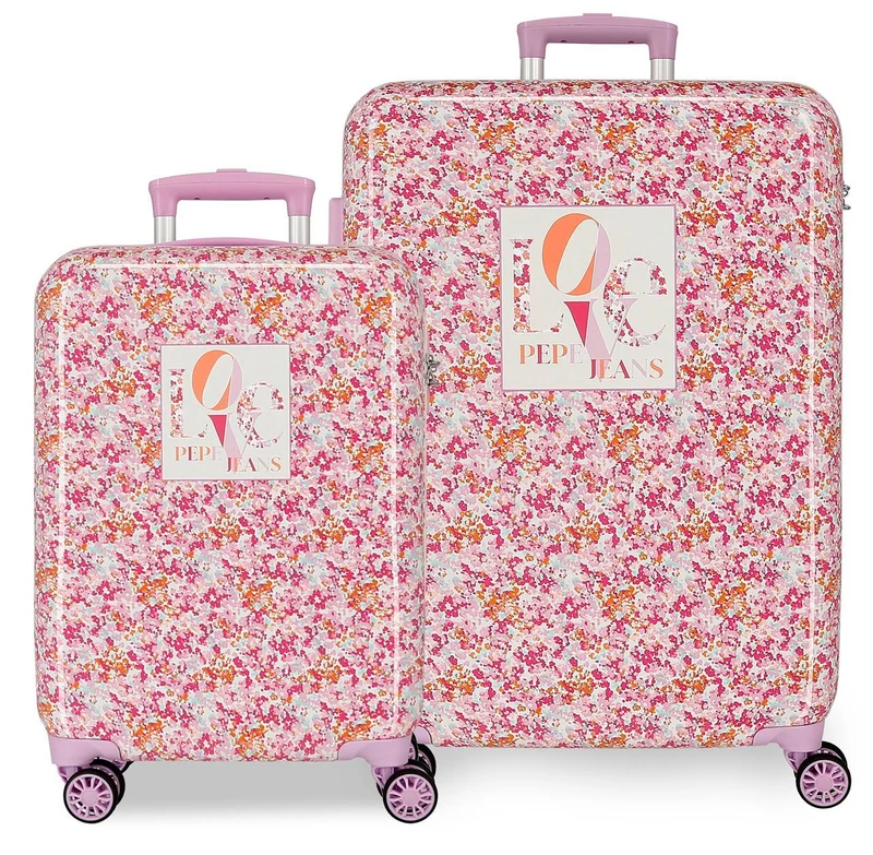 6851921 SET/2 TROLLEY ABS 55-68CM. 4R. PJL SANDRA