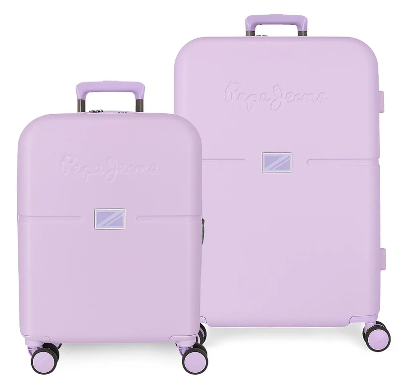 7699535 SET/2 TROLLEY ABS 55-70CM. C.EXP 4R. PJL ACCENT LILA
