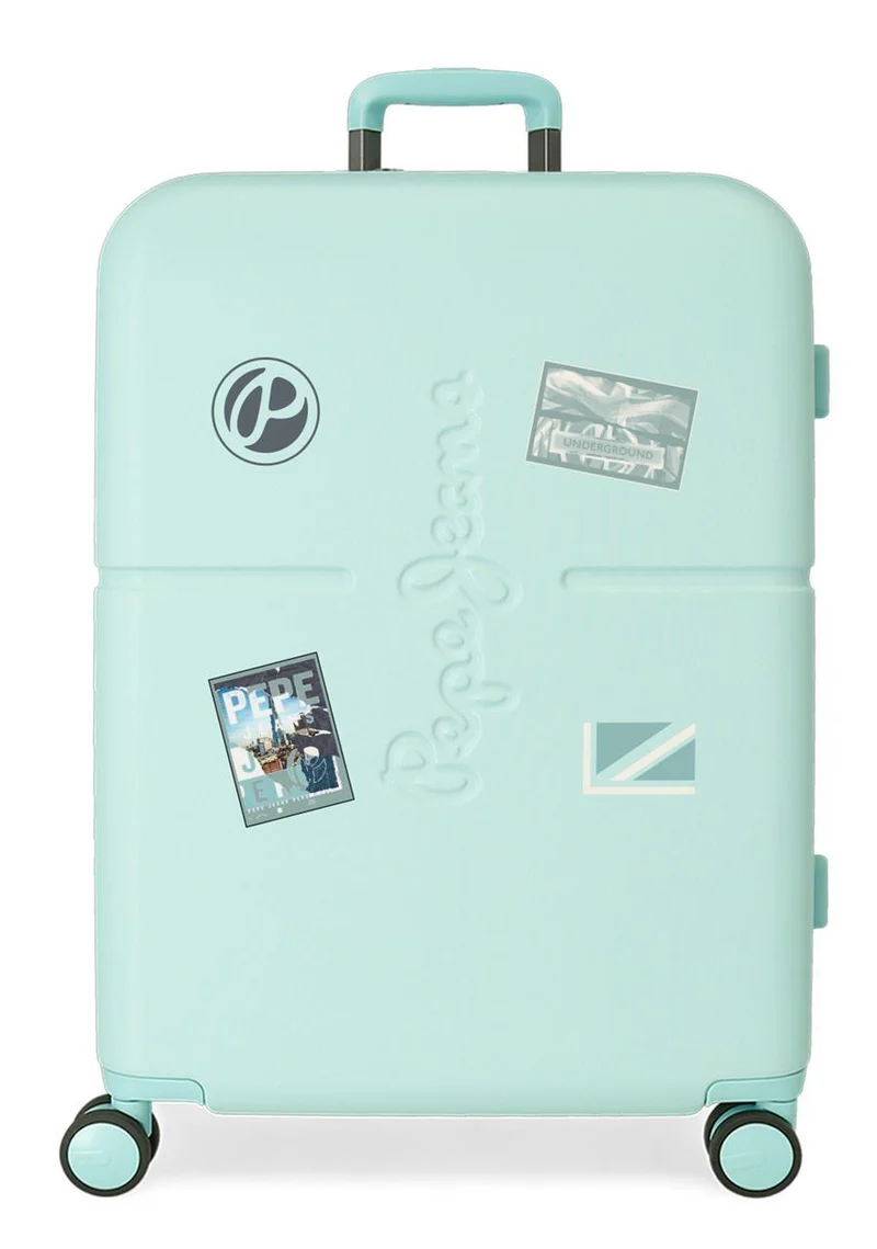 6479225 TROLLEY ABS 70CM. 4R. PJL CHEST TURQUESA