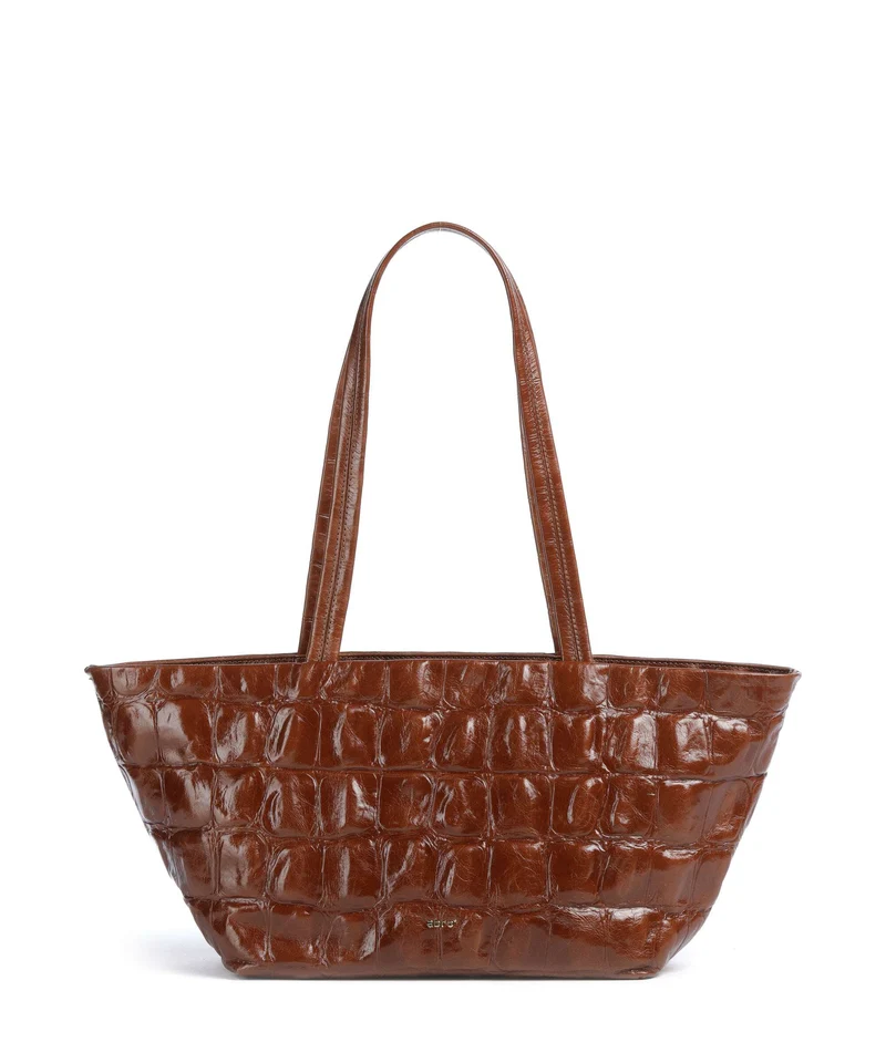 Abro Maxi Cocco Alba Sac porté épaule caramel/cognac