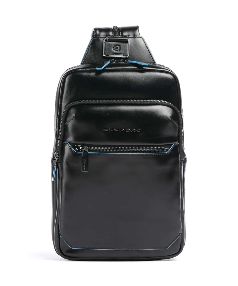 Piquadro Blue Square Sac sling nero