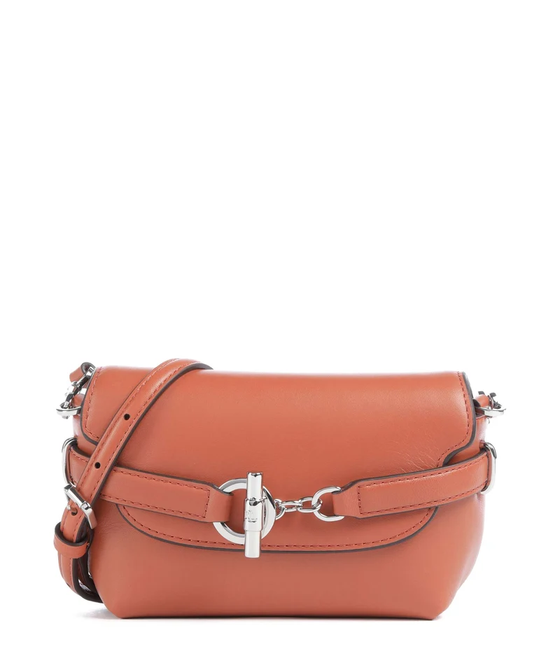 Lauren Ralph Lauren Blaike Small Sac bandoulière red terracotta
