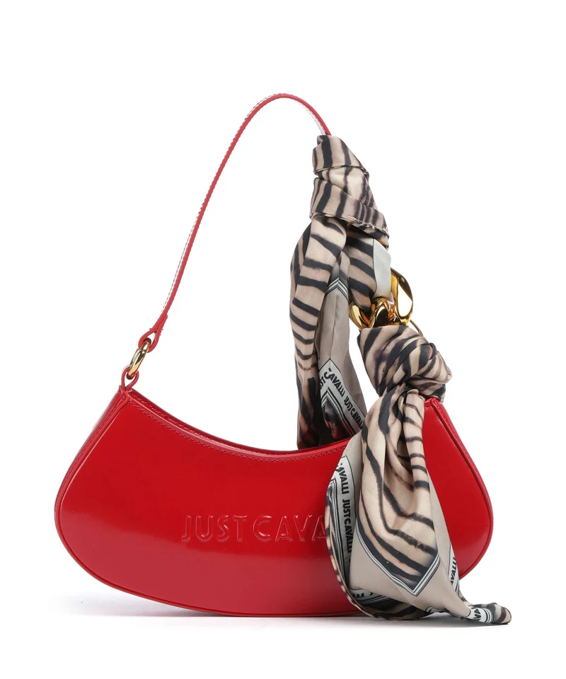 Just Cavalli Chain Foulard Sac porté épaule barbados cherry