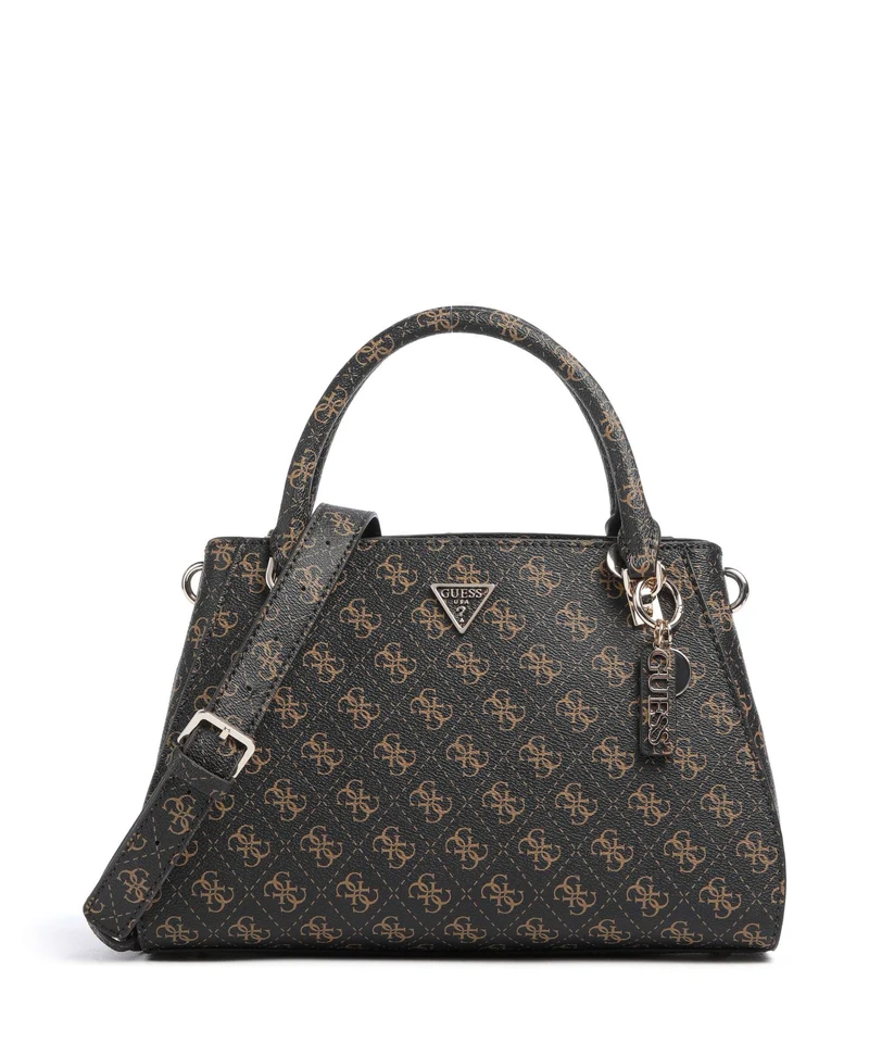 Guess Noelle Q Logo Sac à main brown logo
